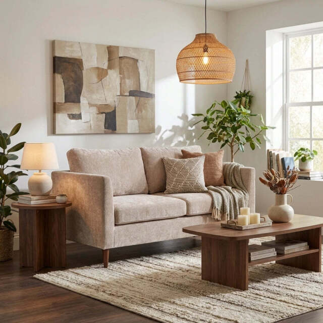 Camberwell 2 Seater Sofa, Natural - image 1