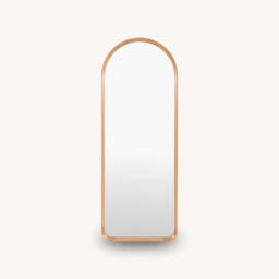 Delhi Leaner Mirror, Oak - thumbnail 4
