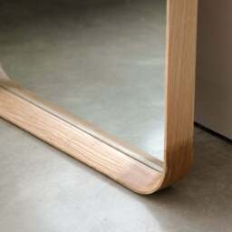 Delhi Leaner Mirror, Oak - thumbnail 3
