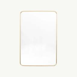 Bordeaux Rectangular Mirror, Gold