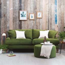 Jasmine 3 Seater Sofa, Green