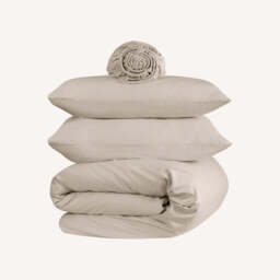 TLC 5 Star Hotel Concept: 500 TC Duvet Cover, Double / Beige - thumbnail 2