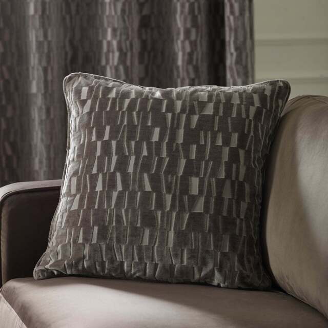 Titan Velvet Cushion, Beige - image 1