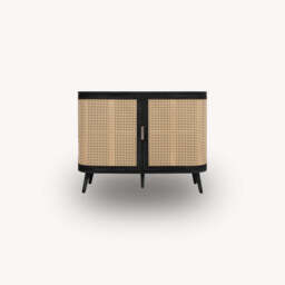 Arlington 2DR Sideboard, Black - thumbnail 4