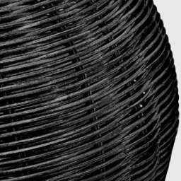 Black Rattan Table Lamp - thumbnail 4