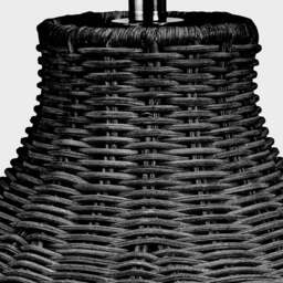 Black Rattan Table Lamp - thumbnail 5