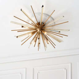 Handforth Brass Flush Light