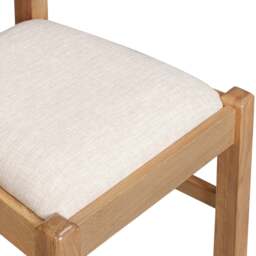 Medway Oak Cross Back Dining Chair - thumbnail 3
