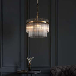 Axel 3lt Pendant Light, Brass - thumbnail 3