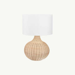 Natural Rattan Table Lamp - thumbnail 2
