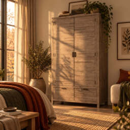 Camia Grey Double Wardrobe - thumbnail 1