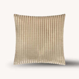 Astra Striped Cushion, Beige - thumbnail 3