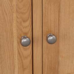 Medway Oak 3 Door Sideboard, Oak - thumbnail 4