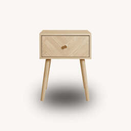 Challis 1DR Bedside Table, Oak - thumbnail 4