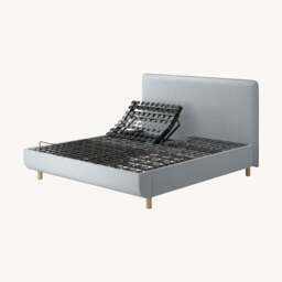 TEMPUR® Arc Adjustable Bed with Form Headboard, Superking / Light Grey - thumbnail 2