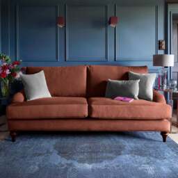Jasmine 3 Seater Sofa, Orange