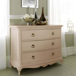 Ivory 3 Drawer Low Chest