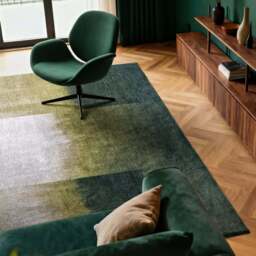 Sendai Rug, 1.7m x 2.4m / Green