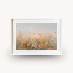 Wildflower Mist Meadow Framed Wall Art - thumbnail 2