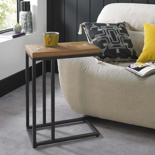 Hindon Rustic Oak Sofa Table - image 1