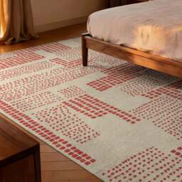Zen Garden Rug, 2.4m x 3.4m / Dark Orange