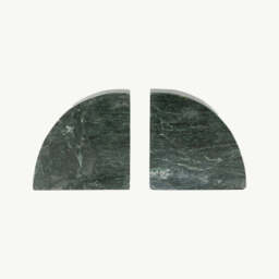 Marble Bookend Set of 2, Green