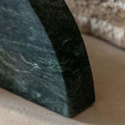 Marble Bookend Set of 2, Green - thumbnail 3