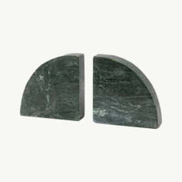 Marble Bookend Set of 2, Green - thumbnail 5