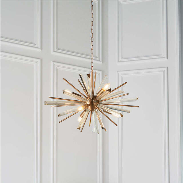 Handforth Brass Pendant - image 1