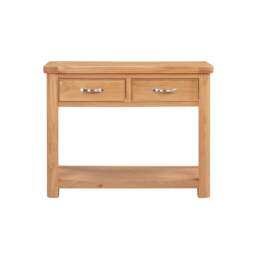 Somerset Console Table, Oak - thumbnail 3