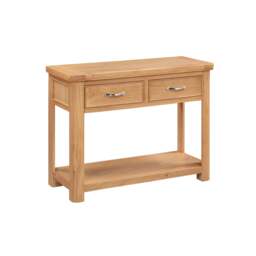 Somerset Console Table, Oak - thumbnail 4