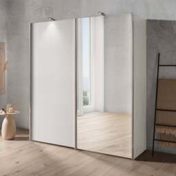 Miami-Plus 2 Door Wardrobe, White