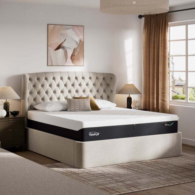 TEMPUR® Holcot Ottoman Bed, King / Beige