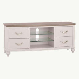 Dieppe Washed Oak & Grey Entertainment Unit - thumbnail 2