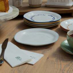 """I tried really hard"" Light Blue Tableware Plate" - thumbnail 3