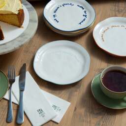"""I tried really hard"" Light Blue Tableware Plate" - thumbnail 2