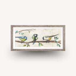 Three Songbirds Framed Wall Art - thumbnail 2