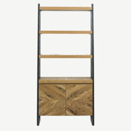 Glendale Rustic Oak Open Display Unit - thumbnail 2