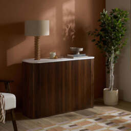 Rosalia 2DR Sideboard, Walnut - thumbnail 1