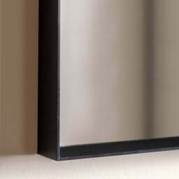 Bordeaux Over Mantle Mirror, Black - thumbnail 3