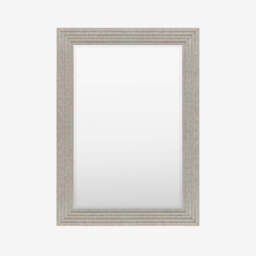 Tromso Rectangle Silver Mirror - thumbnail 1
