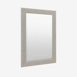 Tromso Rectangle Silver Mirror - thumbnail 2