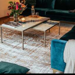 Madmen Griff Rug, 1.4m x 2m / Gold - thumbnail 2