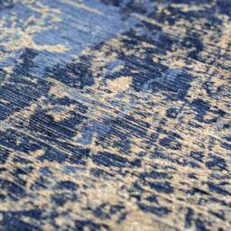 Mad Men Cracks Circle Rug, Blue / 140cm Circle - thumbnail 6