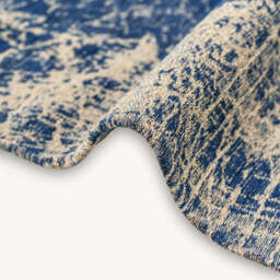 Mad Men Cracks Circle Rug, Blue / 140cm Circle - thumbnail 5