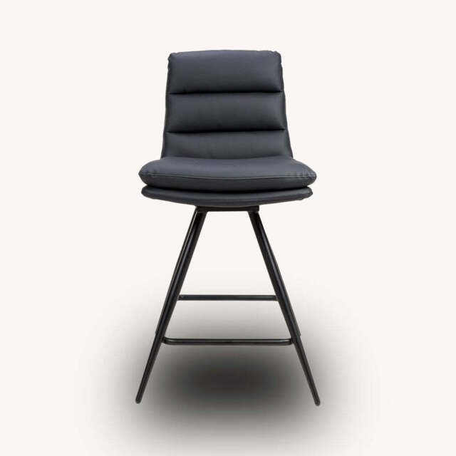 Bay Ridge Swivel Counter Stool, Black - image 1