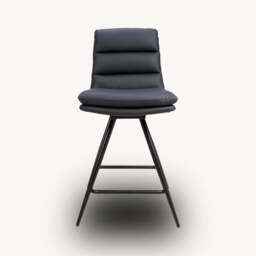 Bay Ridge Swivel Counter Stool, Black