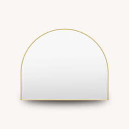 Bordeaux Over Mantle Mirror, Gold - thumbnail 4