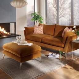 Oliver Sofa, 2 Seater / Dark Orange - thumbnail 2
