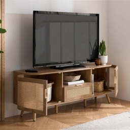 Arlington Large TV Unit, Oak - thumbnail 2
